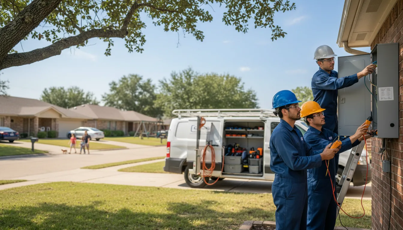 Certified electrician providing emergency electrical services in South Wilmington, IL